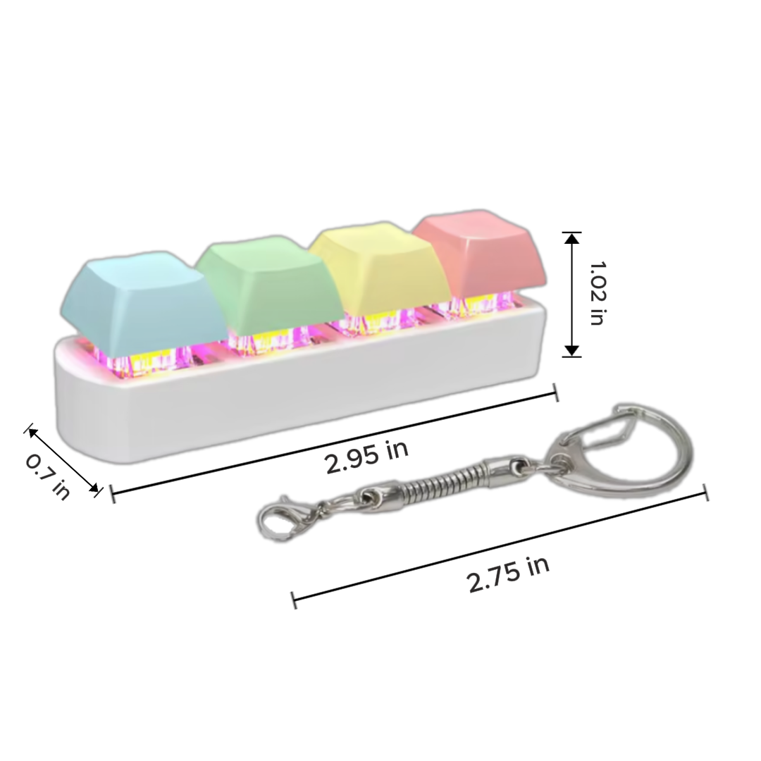 Keyboard Fidget Keychain for Focus & Calm™