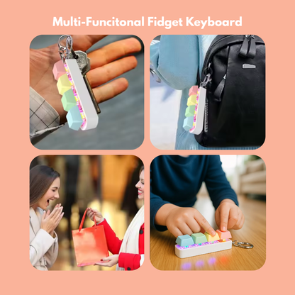 Keyboard Fidget Keychain for Focus & Calm™